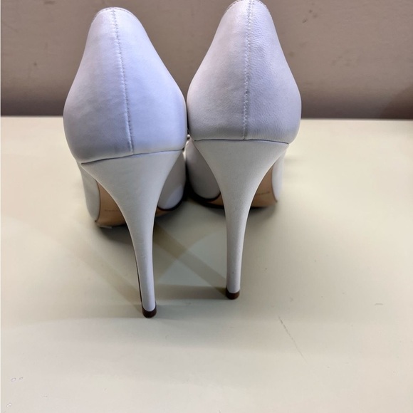 Charles Jourdan made in Italy polka dot bow Black and White  peep toe Heels - Picture 6 of 9